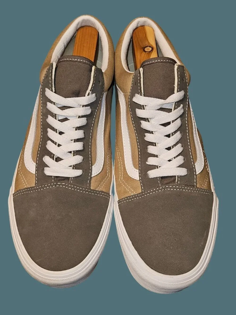 Vans Canvas Suede Skater Sneakers Shoes Unisex Men 11.5 Women 13